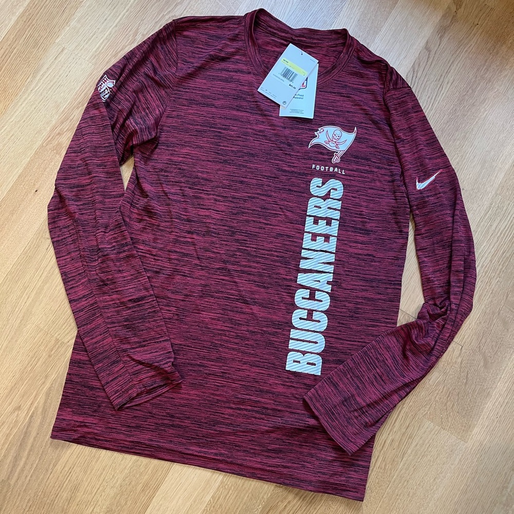 Nike Men's Burgundy Buccaneers Long Sleeve Tee